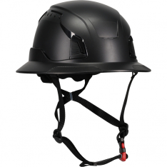 PIP 280-HP1491RM-FB-11, Traverse, Safety Helmets, Black, OS, Full Brim, Non, Vented, Industrial Clim